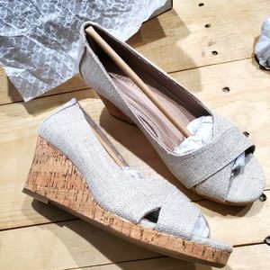 Charter Club Women's Shoes Wedged Sandals Tan Toni